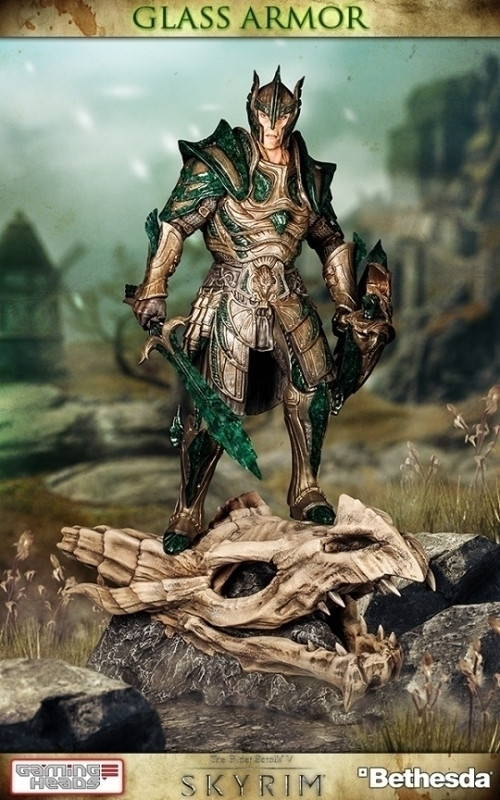 Image of The Elder Scrolls V: Skyrim - Glass Armor statue