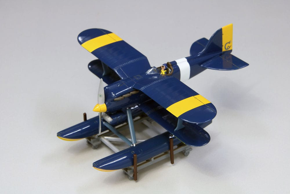 Studio Ghibli Porco Rosso Model Kit - Curtiss R3C-0 Seaplane afbeelding