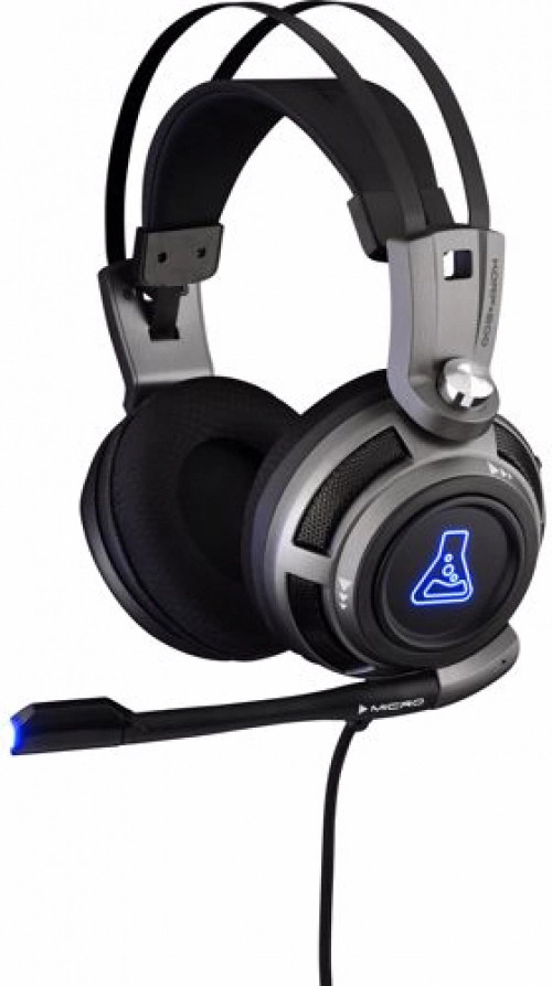 The G-Lab Korp 200 Gaming Headset - Illuminated - Grey