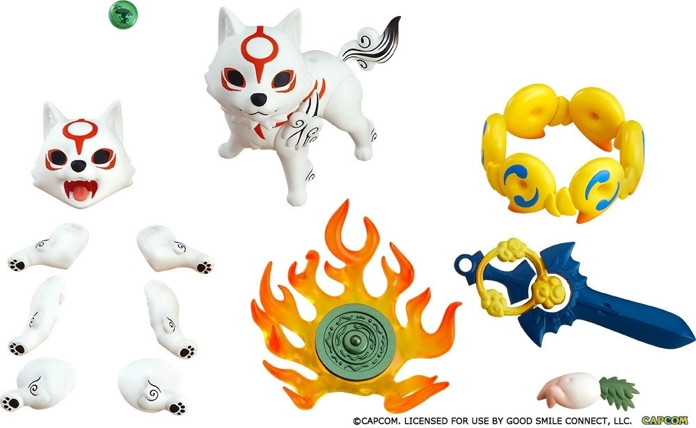 GoodSmile Company Okami Nendoroid - Amaterasu (Deluxe)