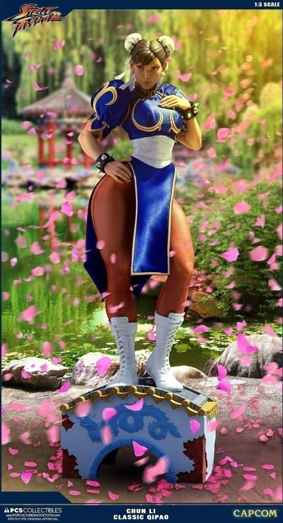 Street Fighter Classic Qipao Exclusive Chun Li 1 3 Scale Statue