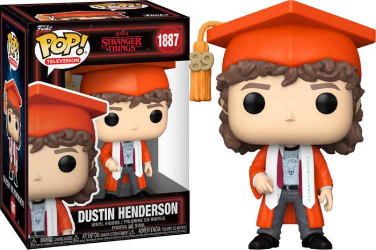 Stranger Things Funko Pop Vinyl: Dustin Henderson (Graduation)