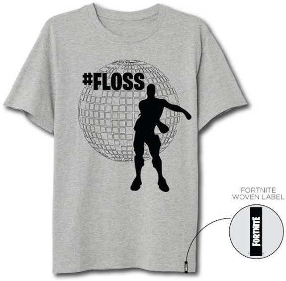 Fortnite - Floss Grey Kids T-Shirt afbeelding