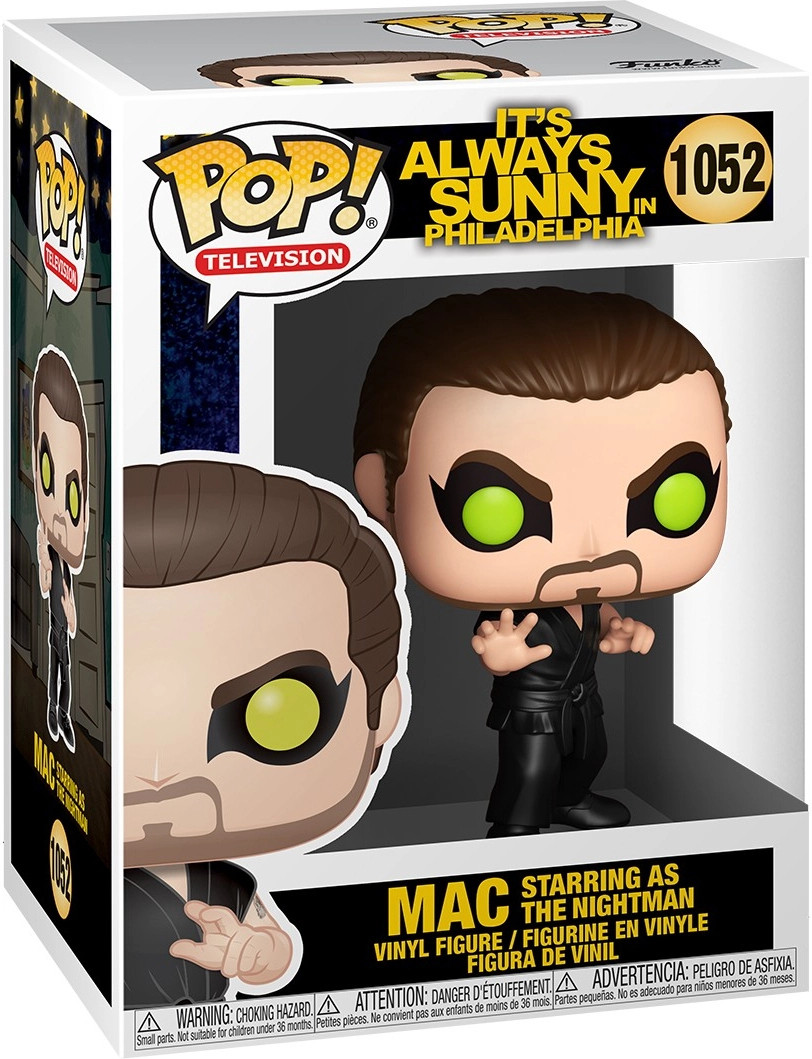 It's Always Sunny in Philadelphia Pop Vinyl Mac Starring as the Nightman
