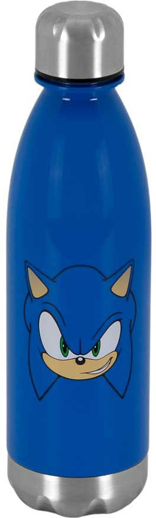 Sonic the Hedgehog Metal Drinks Bottle - Sonic Face afbeelding