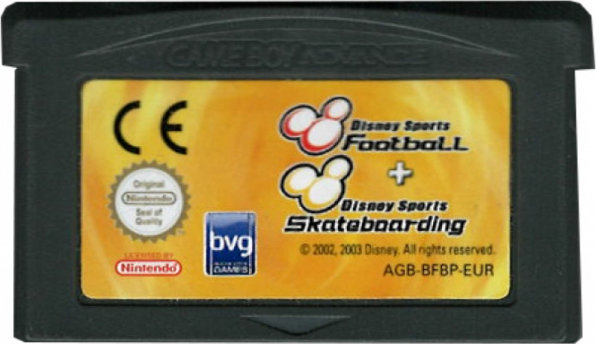 Disney Sports Football en Skateboarding (losse cassette)