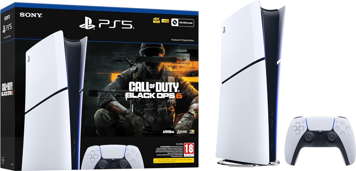 PlayStation 5 Digital Edition + Call of Duty Black Ops 6 Bundle (SLIM VERSION)