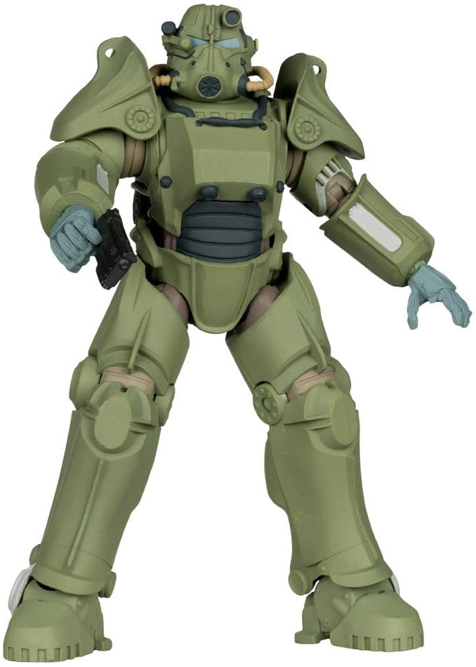 Fallout 76 Gaming Edition Action Figure - T-45 Military Armor (Red Platinum Edition)