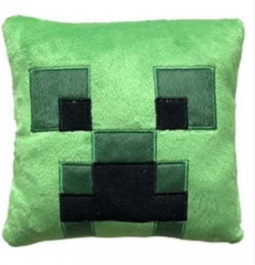 Minecraft - Creeper Embroidered Plush Cushion