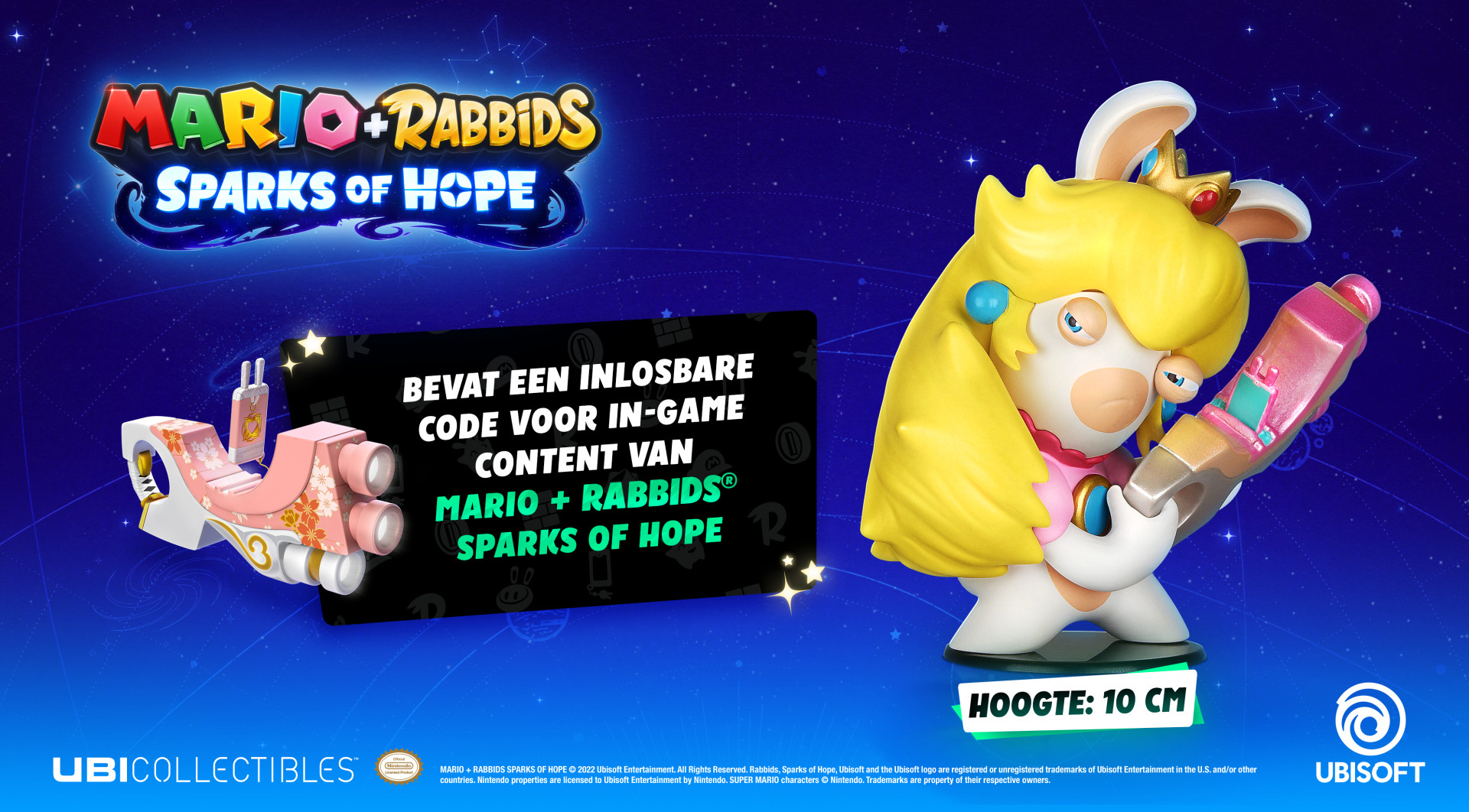 Mario + Rabbids Sparks of Hope Figurine - Rabbid-Peach