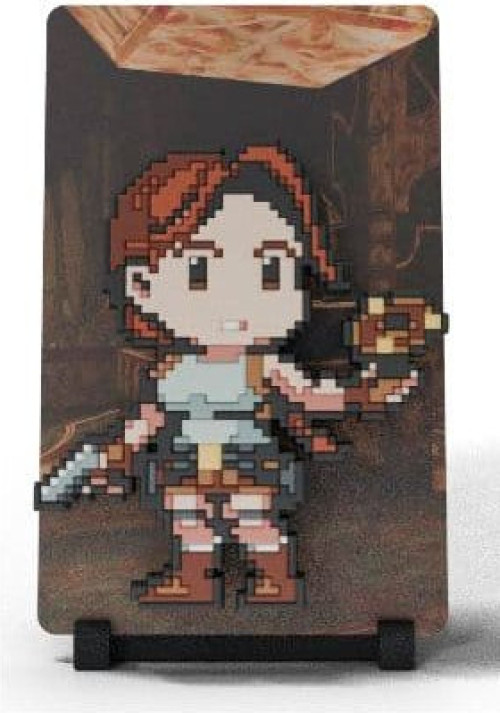Tomb Raider FiGGYZ Magnet Collectible - Lara Croft Holding Scion (30th Anniversary)