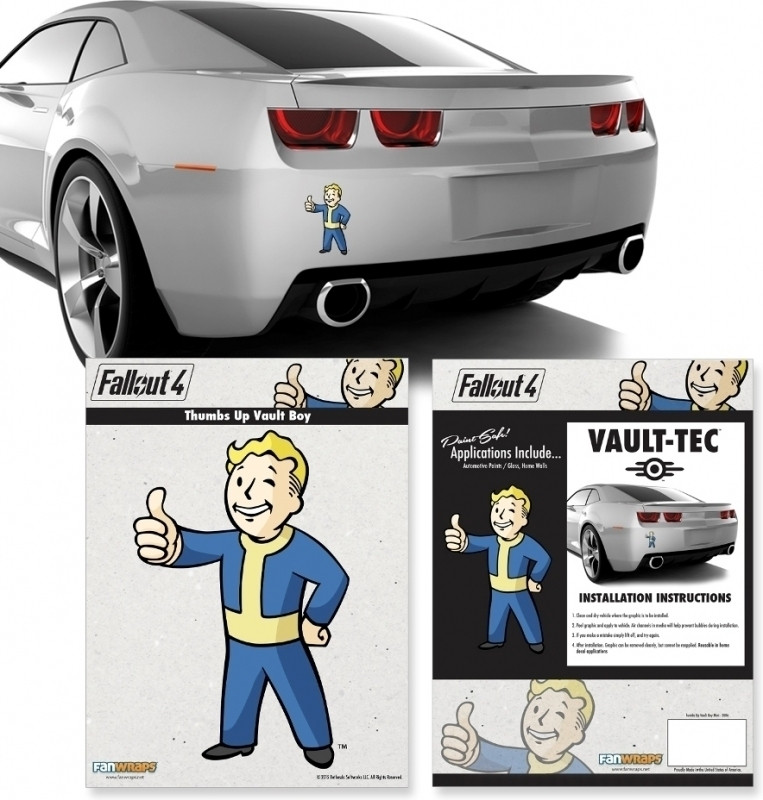 Image of Fallout - Thumbs-Up Vault Boy Mini Decal