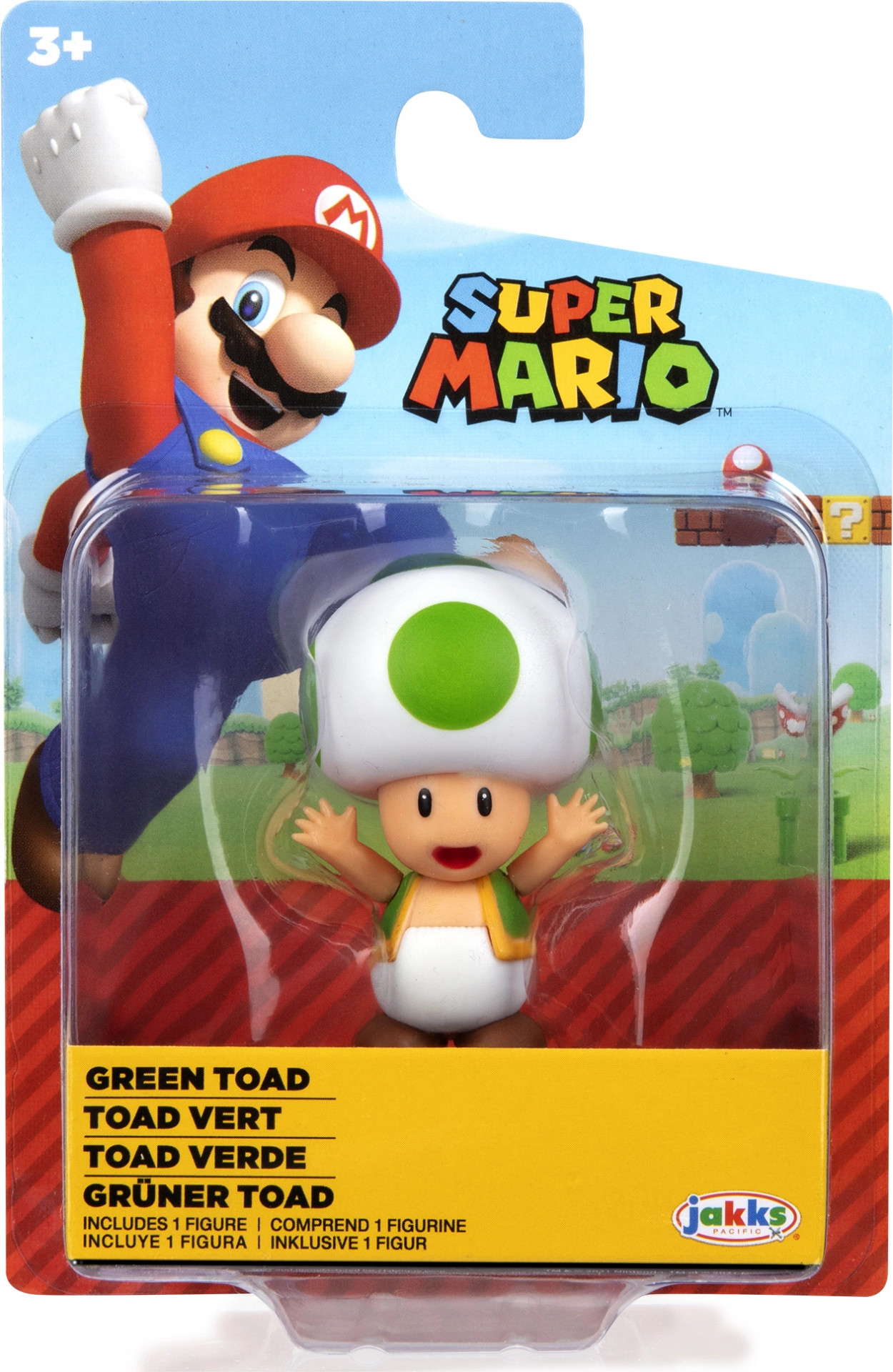 Super Mario Mini Action Figure - Green Toad