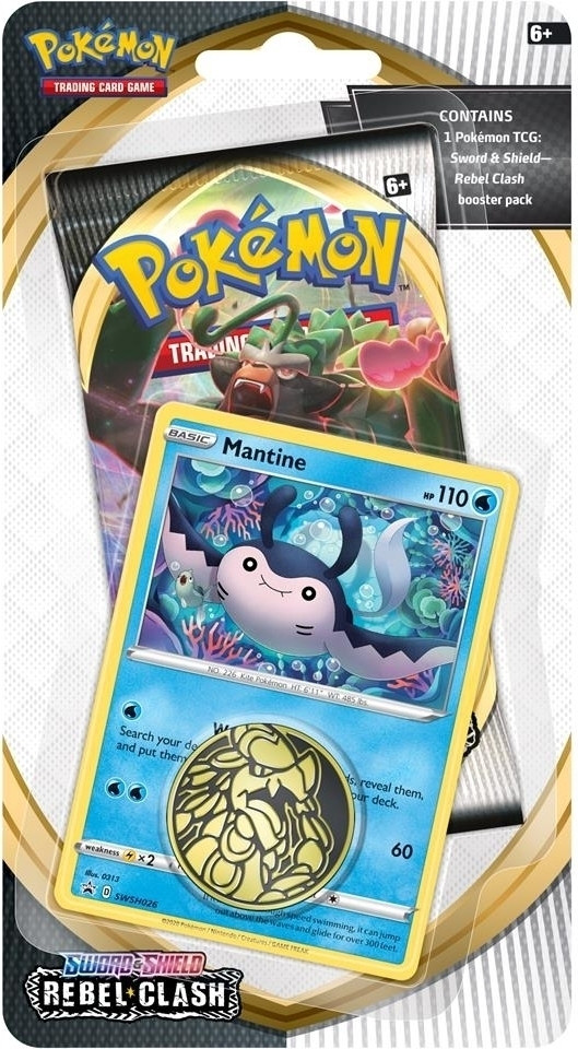 Pokemon TCG Sword & Shield Rebel Clash Checklane - Mantine