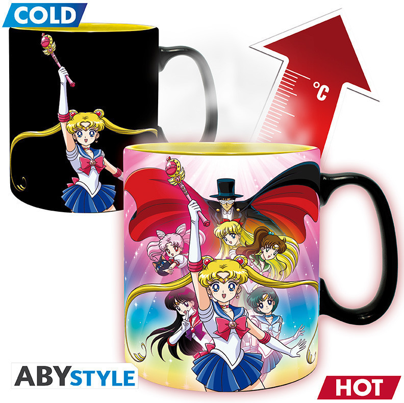 Abystyle Sailor Moon Heat Change Mug - Group