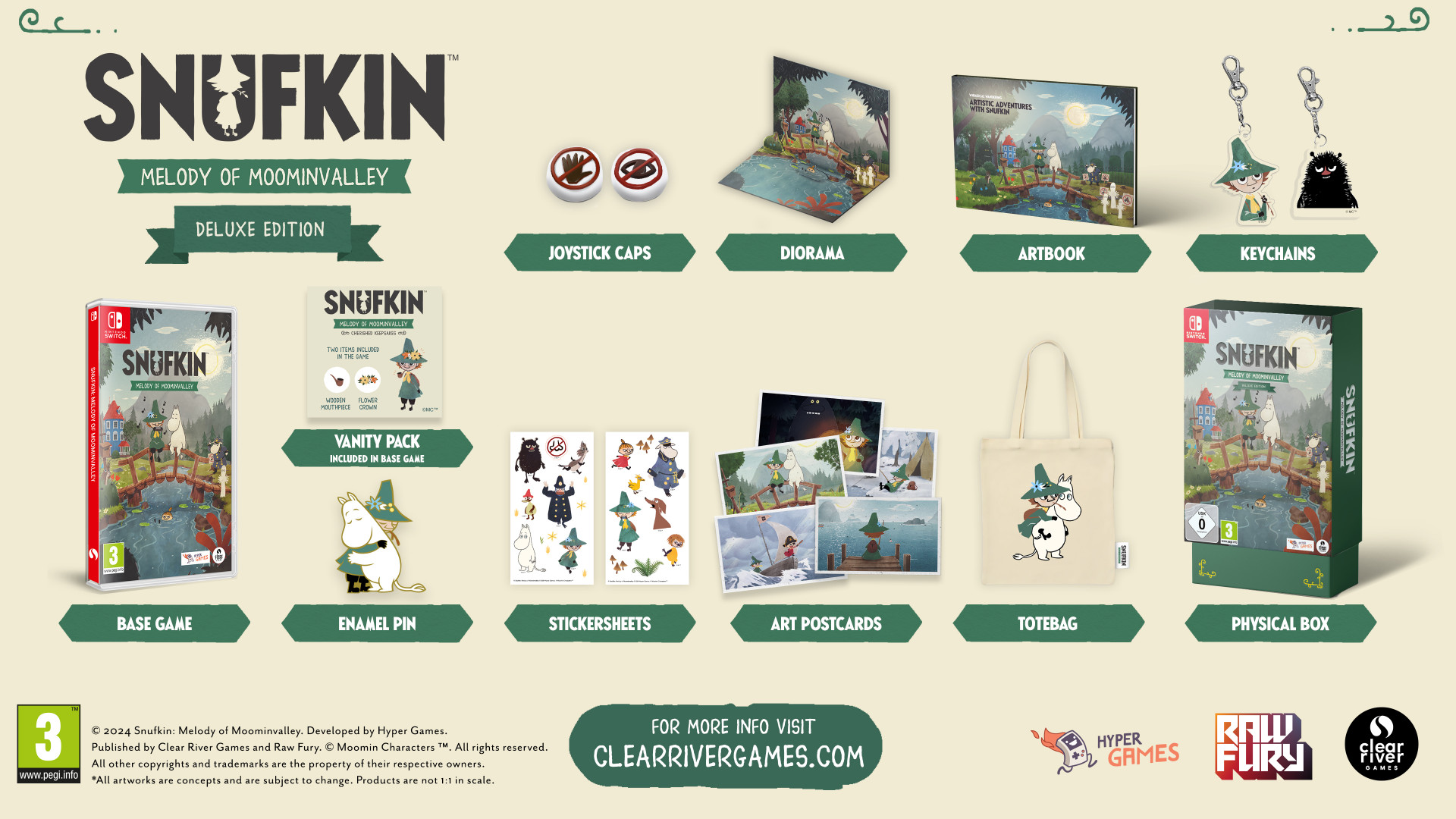 Snufkin Melody of Moominvalley Deluxe Edition (verpakking Scandinavisch, game Engels)