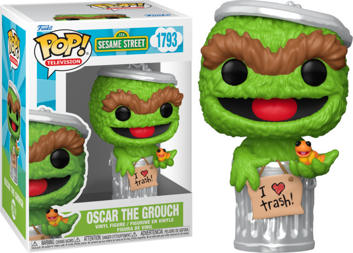 Sesame Street Funko Pop Vinyl: Oscar the Grouch afbeelding