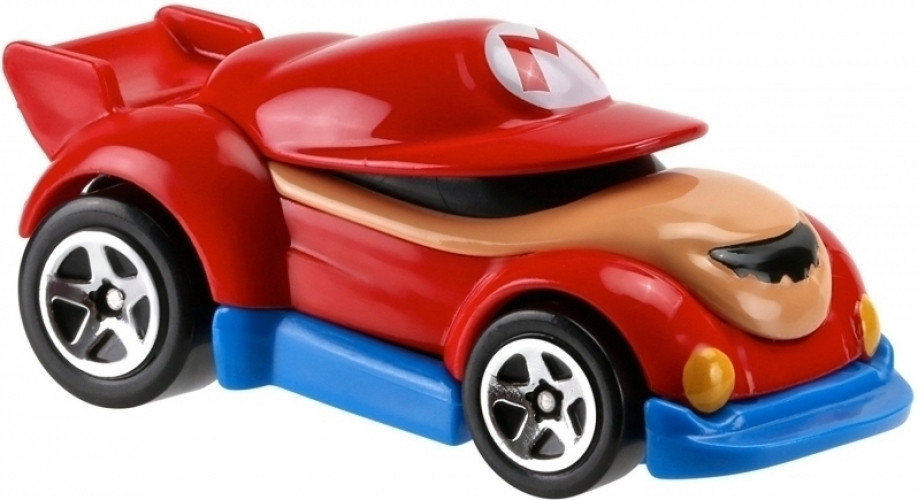 Image of Hot Wheels Super Mario Character Car - Mario
