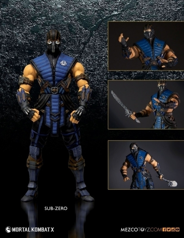 Image of Mortal Kombat X Action Figure: Sub-Zero (15cm)