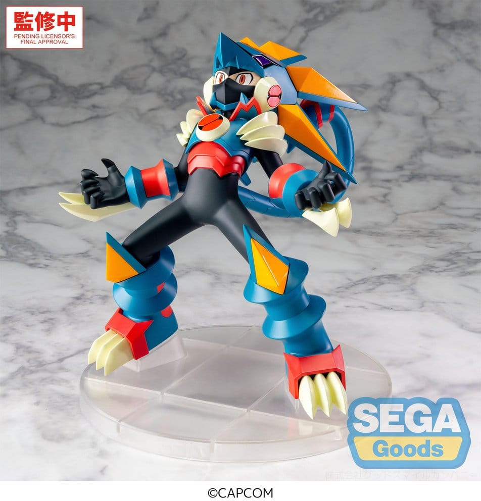 Sega Goods Mega Man: Battle Network Luminasta Figure - Mega Man (Gregar Beast)