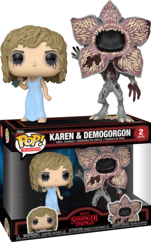 Stranger Things Funko Pop Vinyl 2-Pack: Karen & Demogorgon