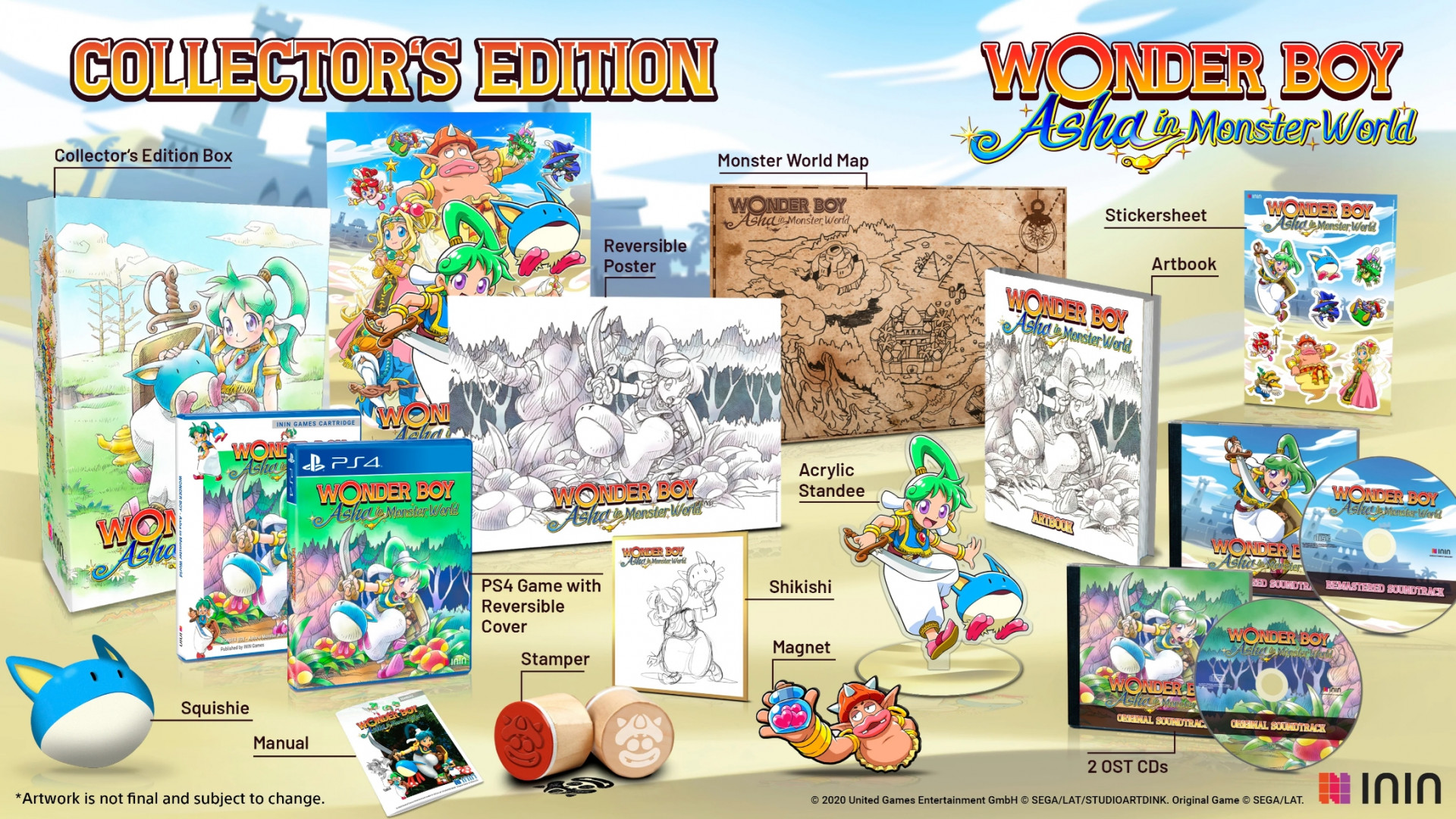 Wonder Boy Asha in Monster World Collector's Edition