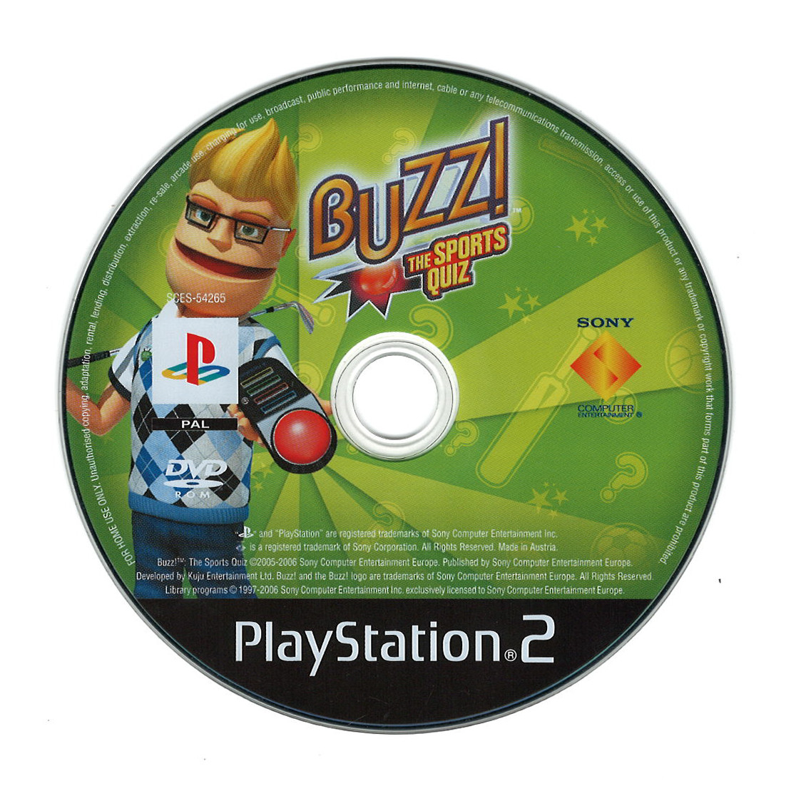 Buzz the Sports Quiz (losse disc)
