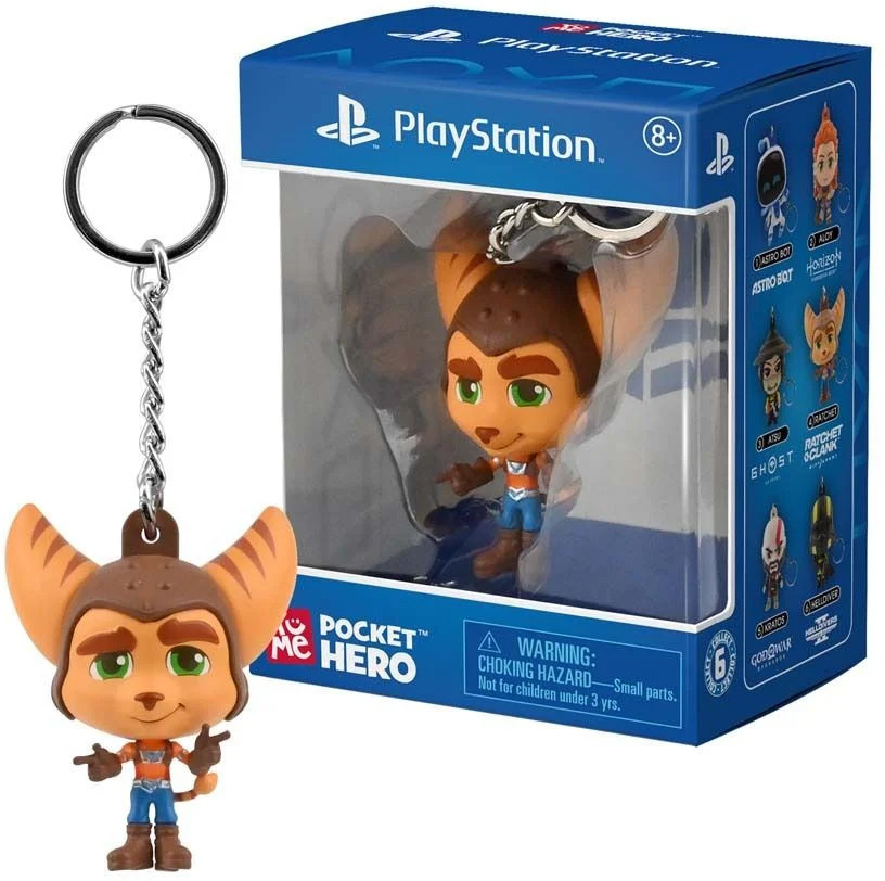 Playstation Pocket Hero Keychain - Ratchet