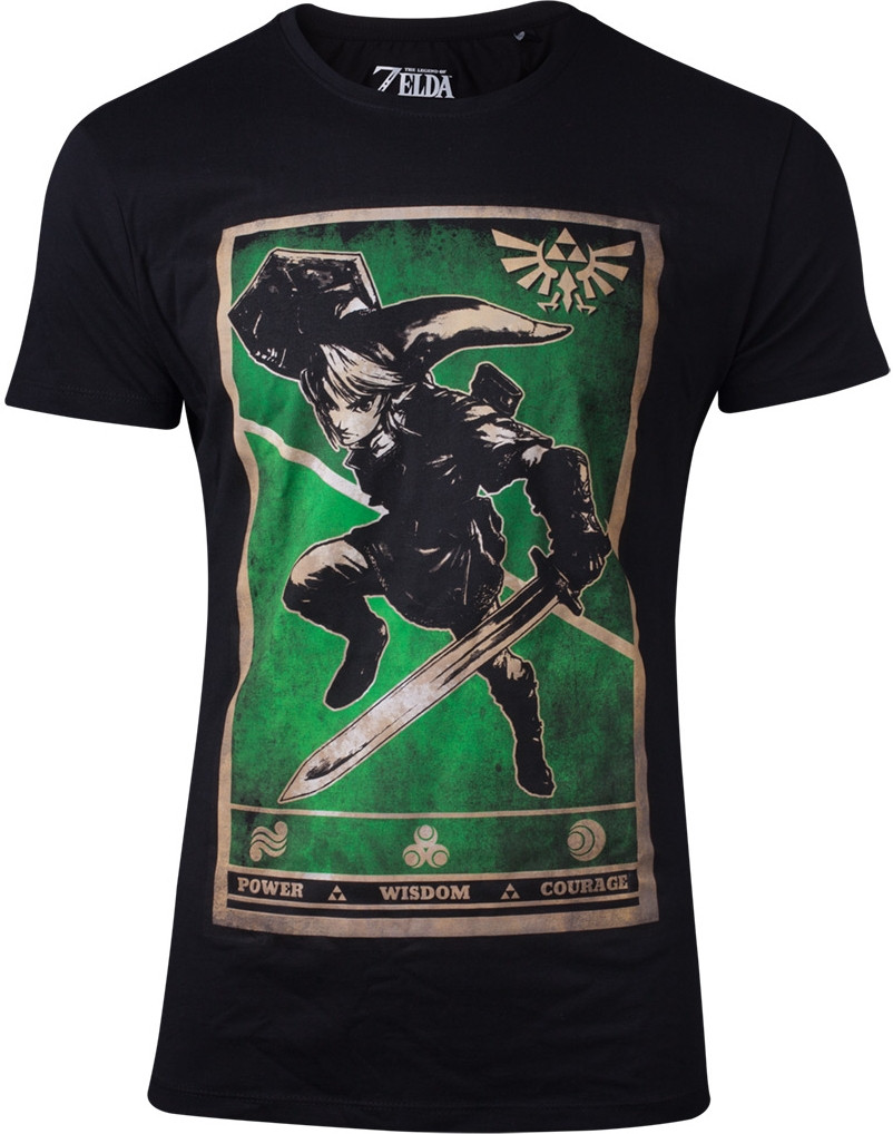 Zelda - Propaganda Link Triforce Men's T-shirt