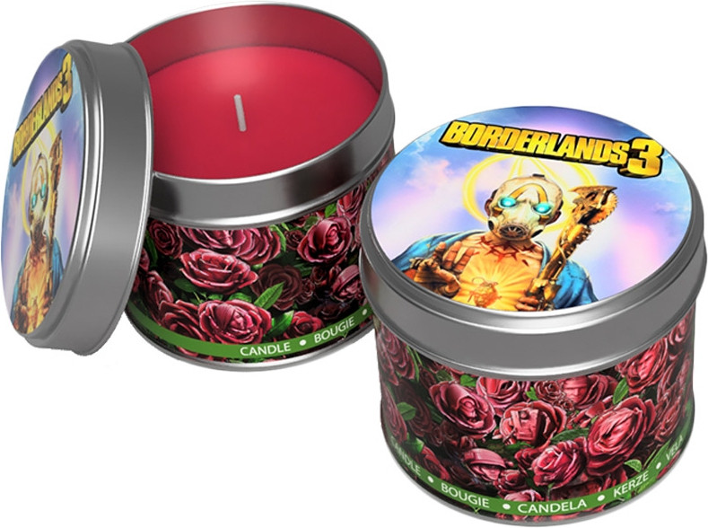 Borderlands 3 - Rose Scented Candle Tin