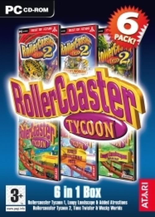 Rollercoaster Tycoon 6 Pack - Windows