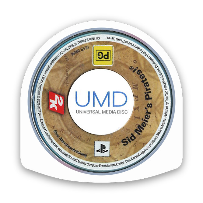 Sid Meier's Pirates (losse UMD)
