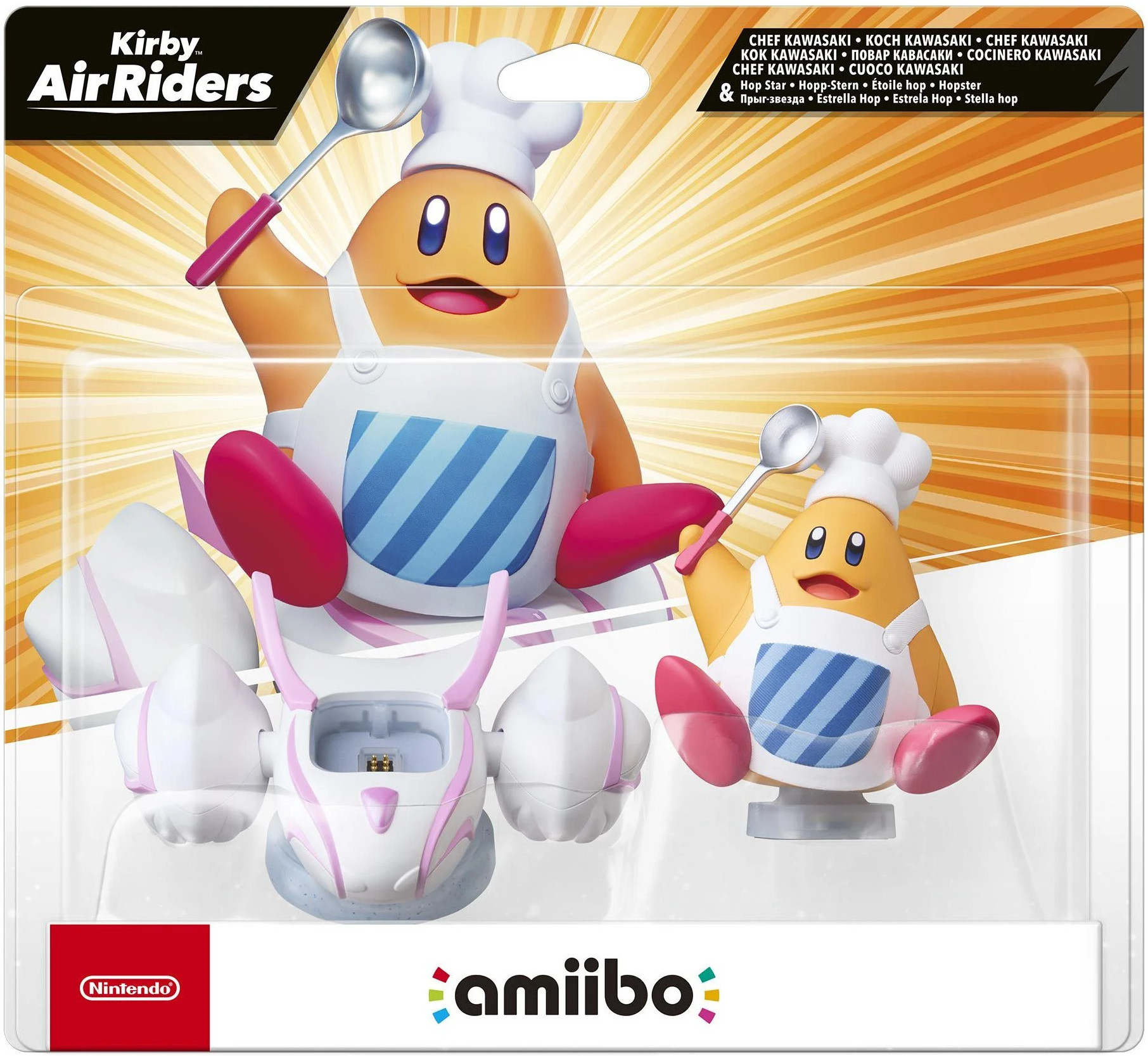 Amiibo Kirby Air Riders - Chef Kawasaki & Hop Star