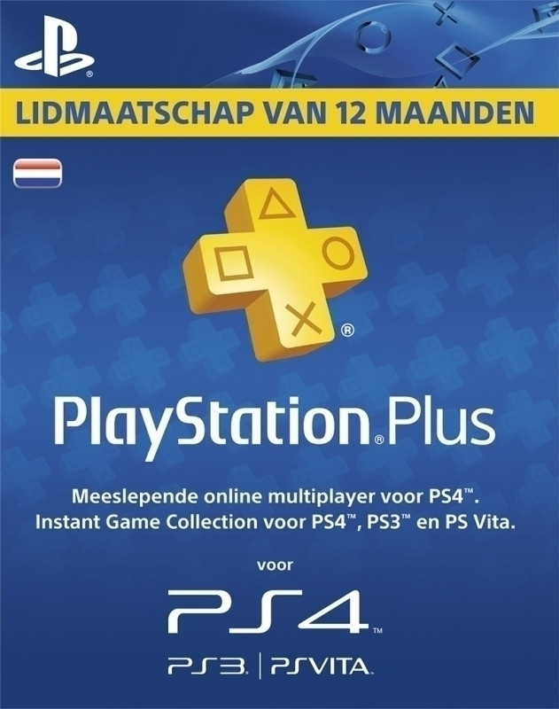 Image of PlayStation Plus Card 12 Maanden NL