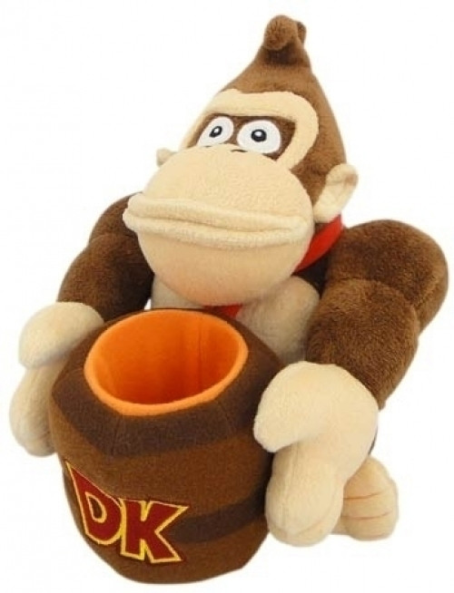 Image of Donkey Kong Pluche with Barrel (25cm)