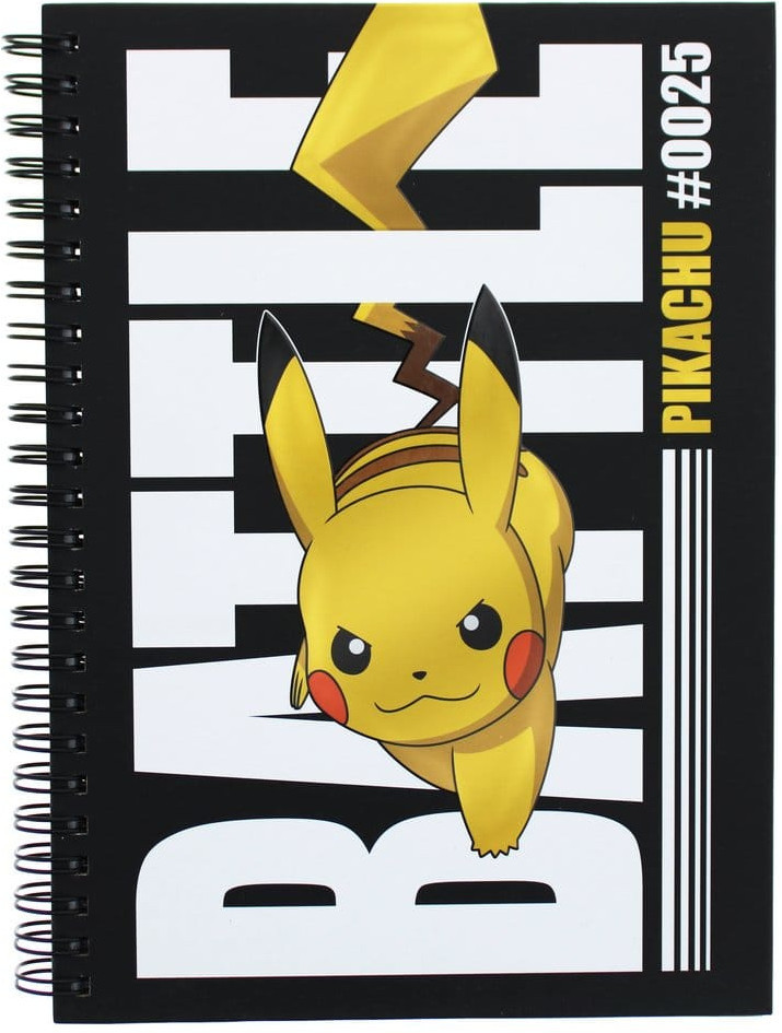 Pokemon A5 Notebook - Battle Pikachu