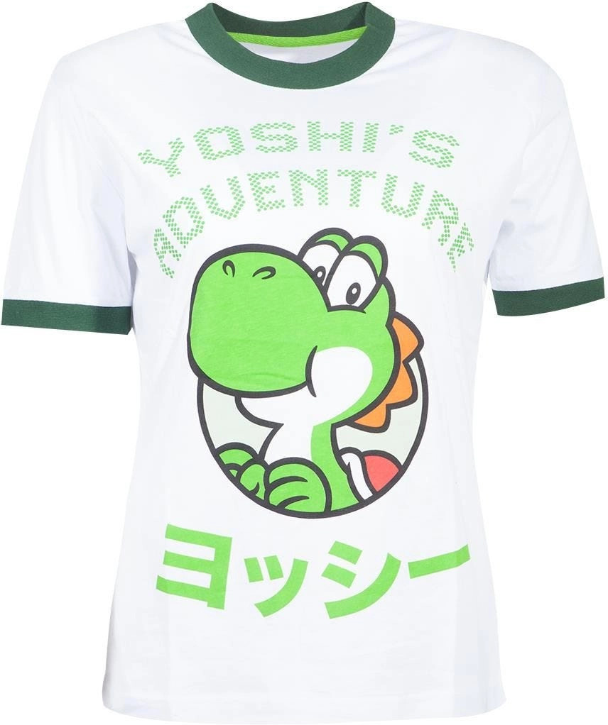 Nintendo Super Mario Dames Tshirt -2XL- Yoshi Wit