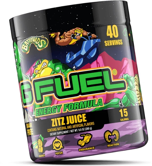 GFuel Energy Formula - Battletoads Zitz Juice Tub
