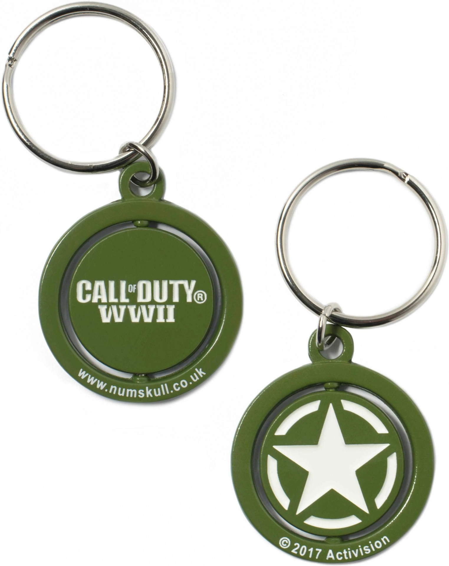 Call of Duty WWII - Star Spinner Keychain