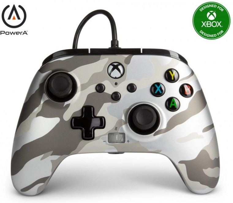 PowerA Enhanced Wired Controller - Metallic Arctic Camo
