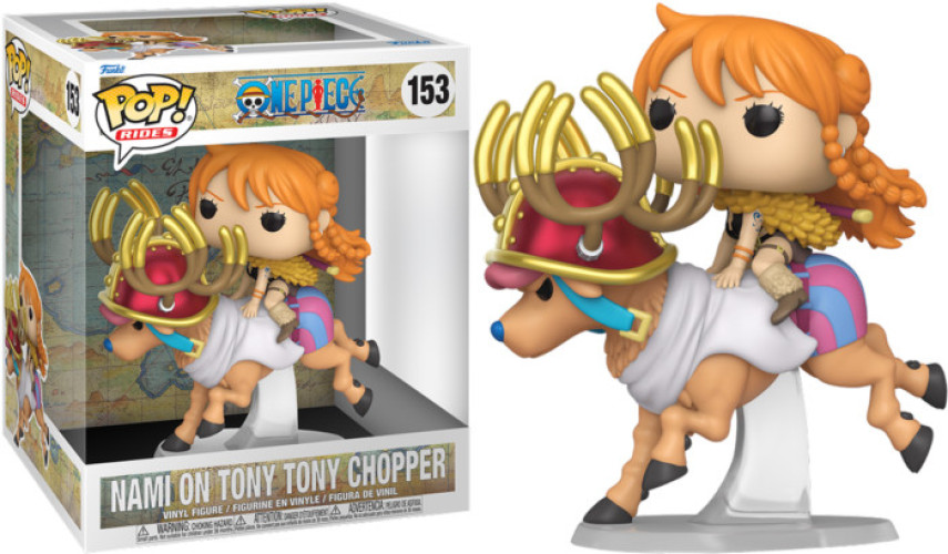 One Piece Rides Deluxe Funko Pop Vinyl: Nami on Tony Tony Chopper