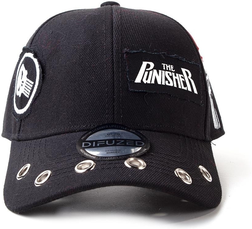 Marvel - Punisher Grunge Cap With Patches
