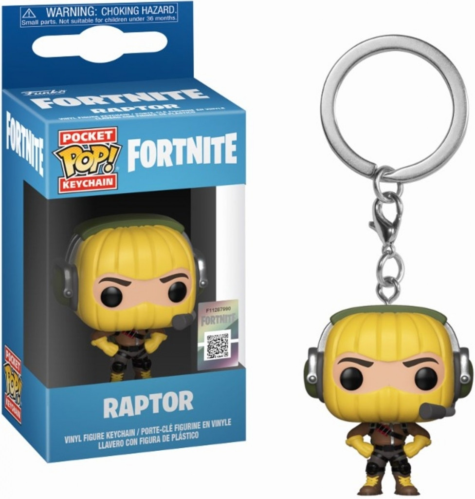 Fortnite Pocket Pop Keychain - Raptor
