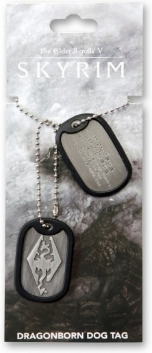 Image of Skyrim Dog Tags Dovahkiin