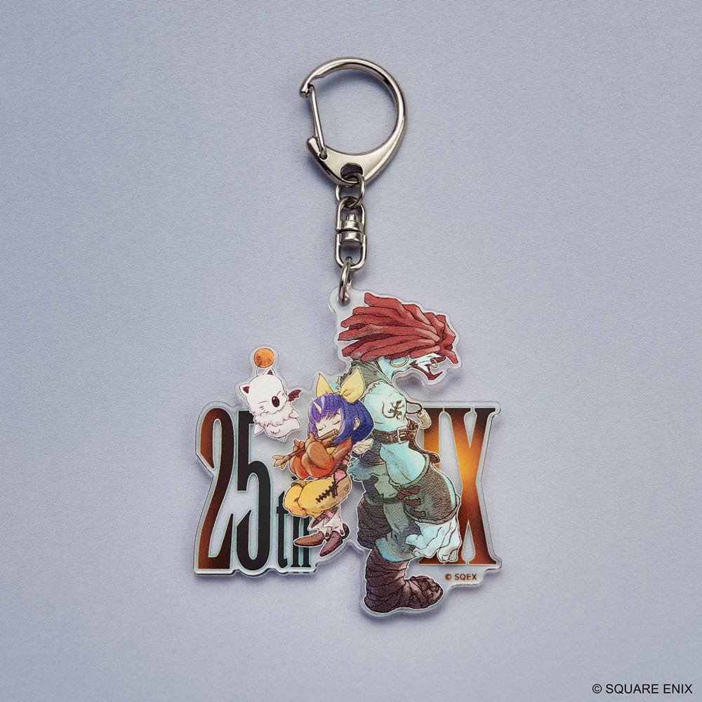 Final Fantasy IX Acrylic Keychain - 25th Anniversary Eiko & Salamander afbeelding