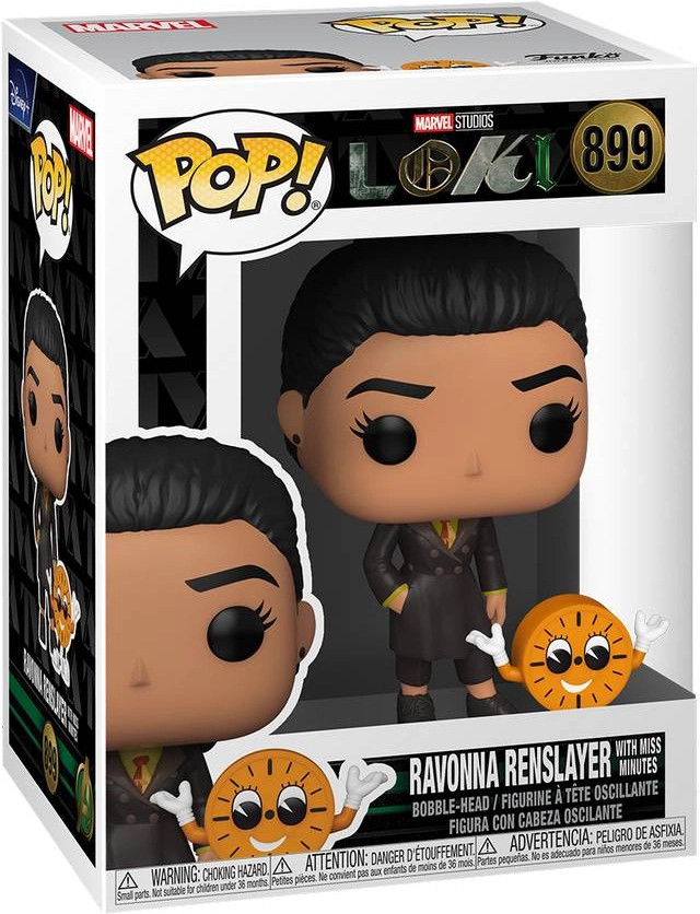 Marvel Loki Pop Vinyl Ravonna Renslayer With Miss Minutes