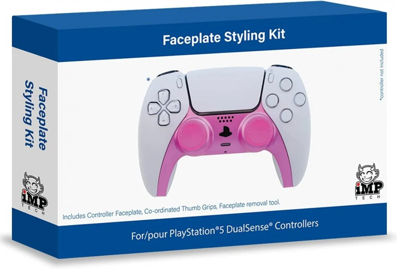 PS5 DualSense Faceplate Styling Kit - Pink