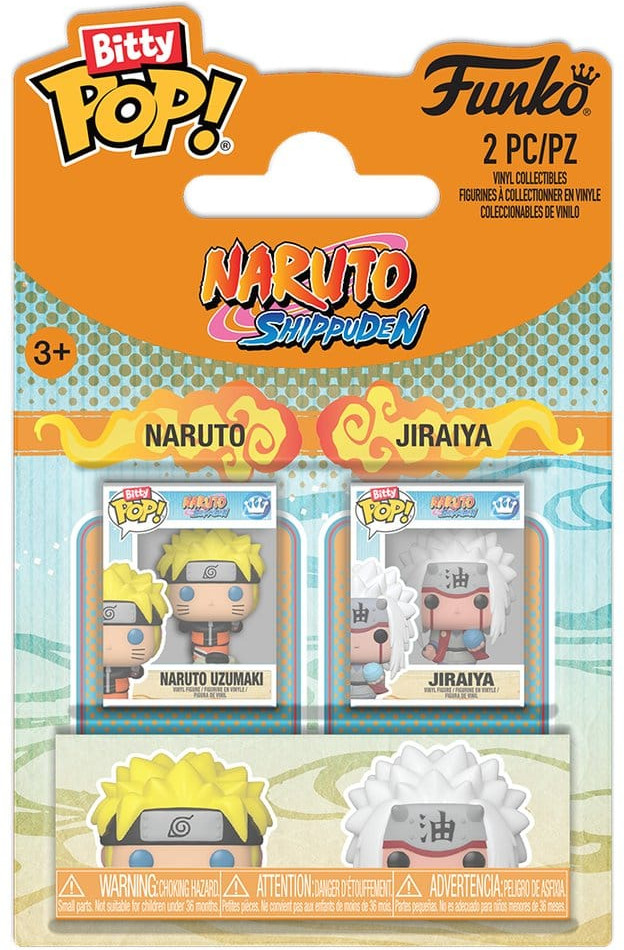 Naruto Shippuden Funko Bitty Pop! 2-Pack: Naruto & Jiraiya