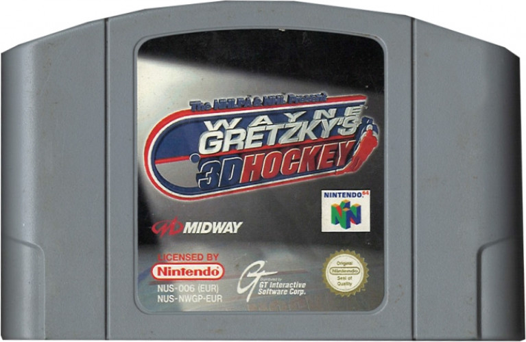 Wayne Gretzky's 3D Hockey (losse cassette)