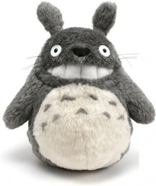 Ghibli - Totoro Smiling Pluche Grey 25cm